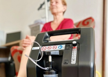 Děkujeme za nový kyslíkový koncentrátor