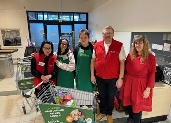 Poděkování za podzimní Sbírku Potravin 