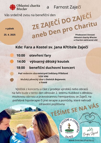 Ze Zaječí do Zaječí aneb Den pro Charitu